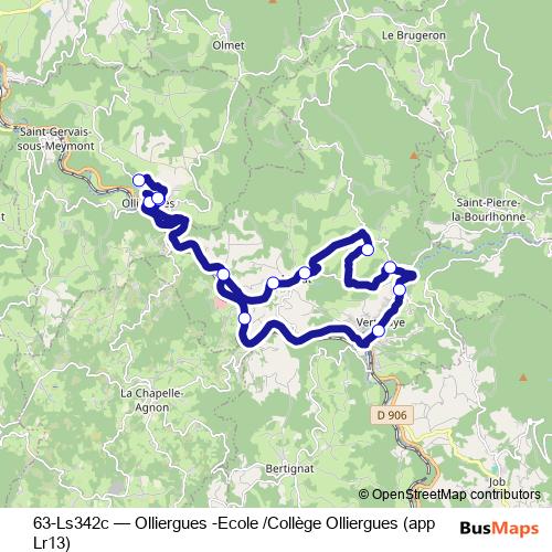 63-Ls342c bus Line Map