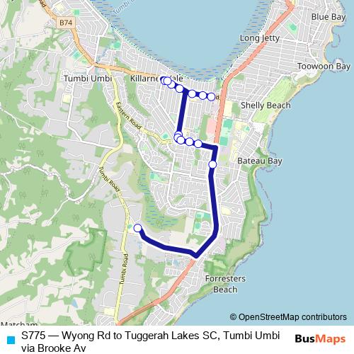 S775 bus Line Map