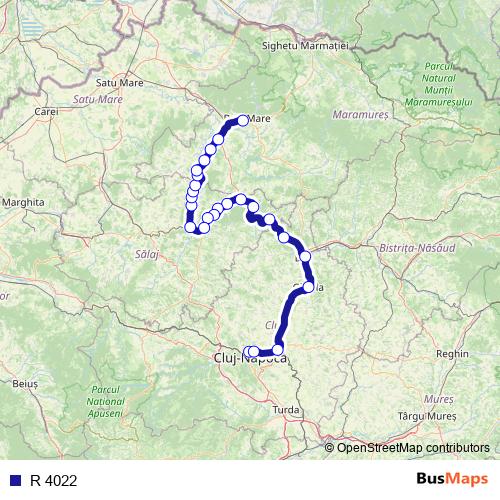 R 4022 rail Line Map