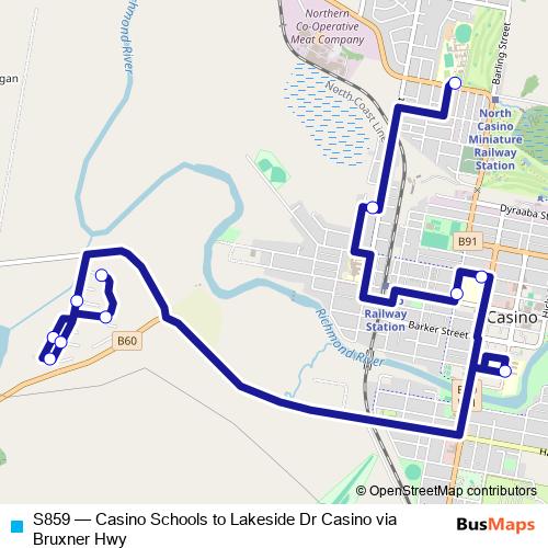 S859 bus Line Map