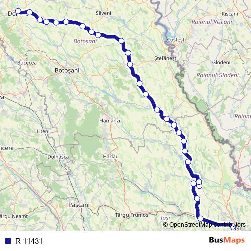 R 11431 rail Line Map