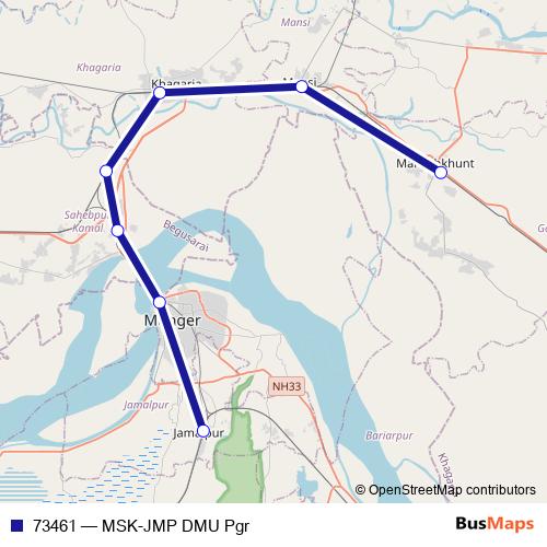 73461 rail Line Map