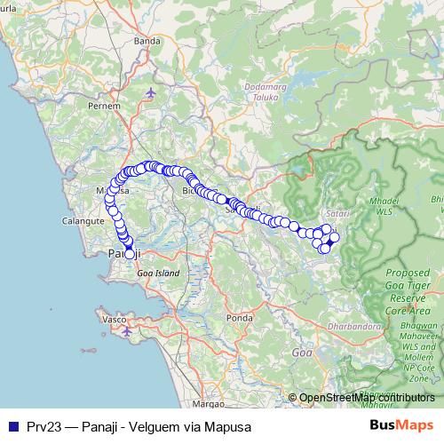 Prv23 bus Line Map