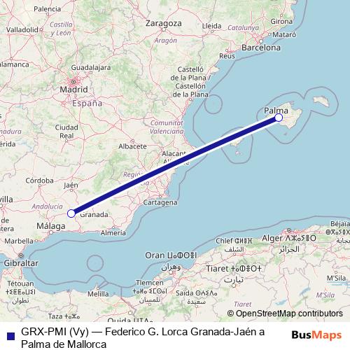 GRX-PMI (Vy) air Line Map