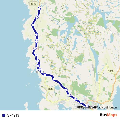 Sk4913 bus Line Map