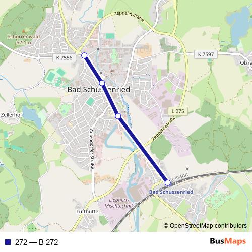272 bus Line Map