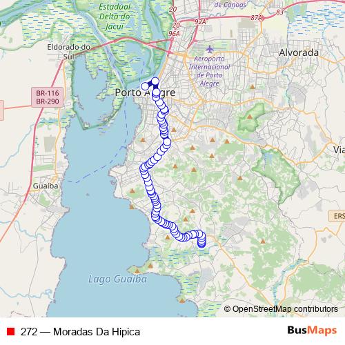 272 bus Line Map