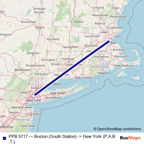 PPB 5717 bus Line Map