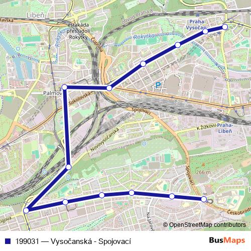 199031 tram Line Map