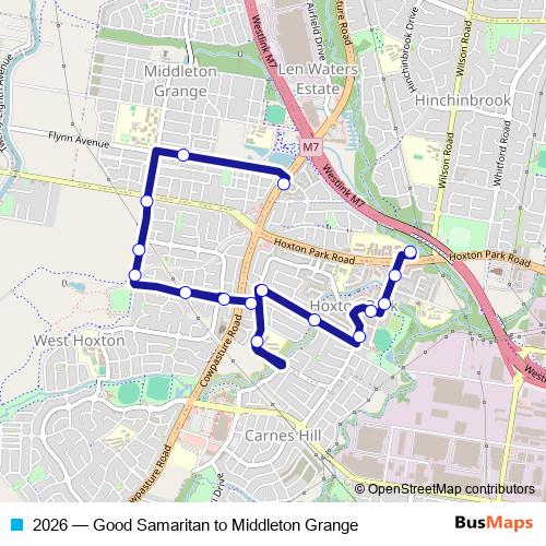 2026 bus Line Map