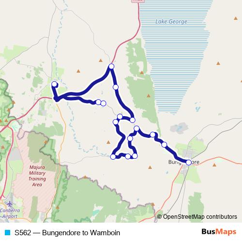 S562 bus Line Map