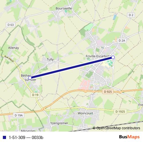 1-51-309 bus Line Map