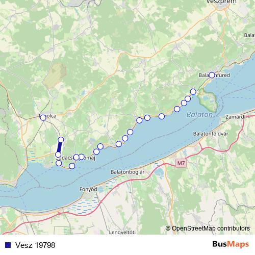Vesz 19798 rail Line Map