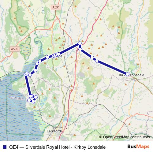 QE4 bus Line Map