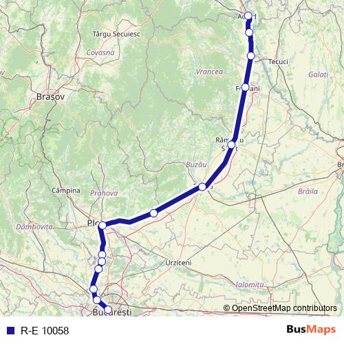 R-E 10058 rail Line Map