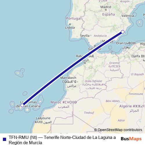 TFN-RMU (Nt) air Line Map