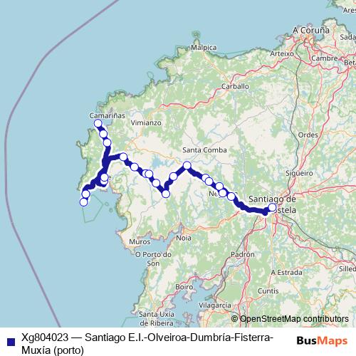 Xg804023 bus Line Map