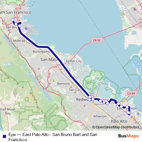Epx bus Line Map