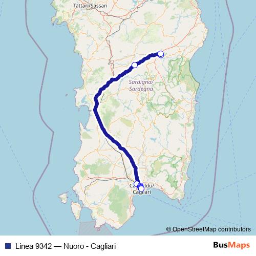 Linea 9342 bus Line Map