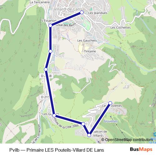 Pvilb bus Line Map