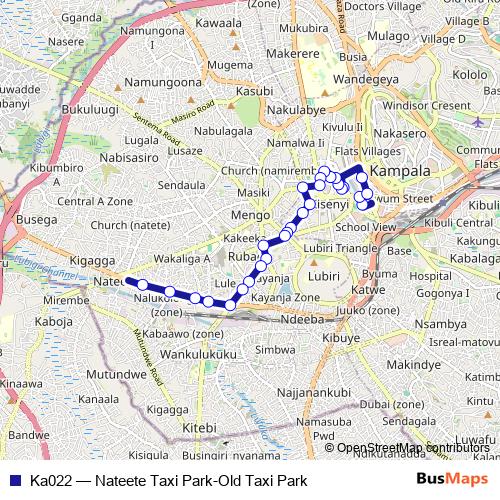 Ka022 bus Line Map