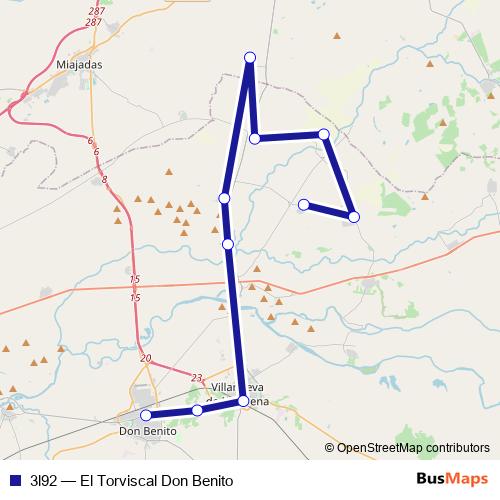 3l92 bus Line Map