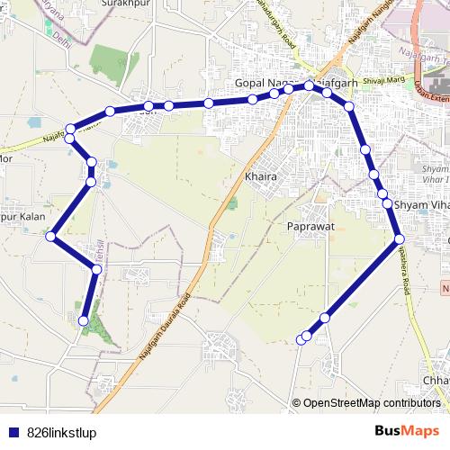 826linkstlup bus Line Map