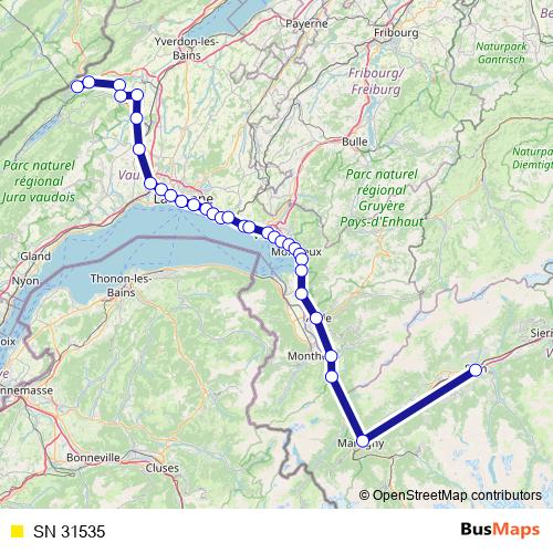 SN 31535 rail Line Map