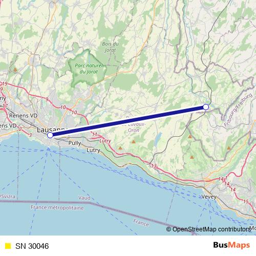 SN 30046 rail Line Map