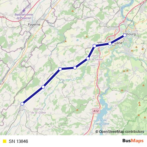 SN 13846 rail Line Map