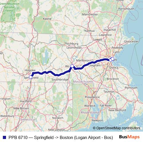 PPB 6710 bus Line Map
