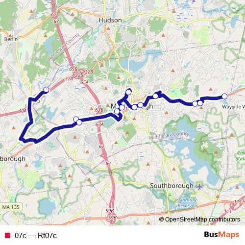 07c bus Line Map
