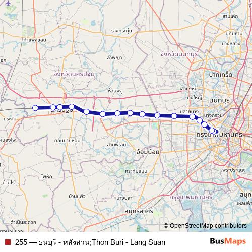 255 rail Line Map