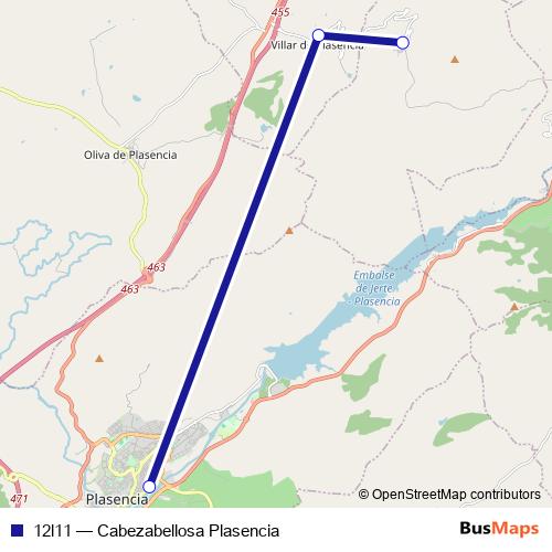 12l11 bus Line Map