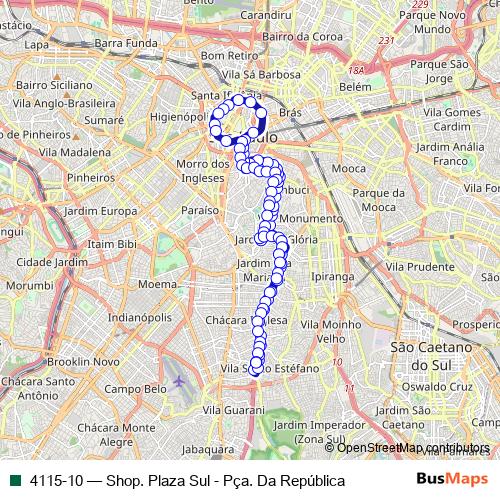 4115-10 bus Line Map