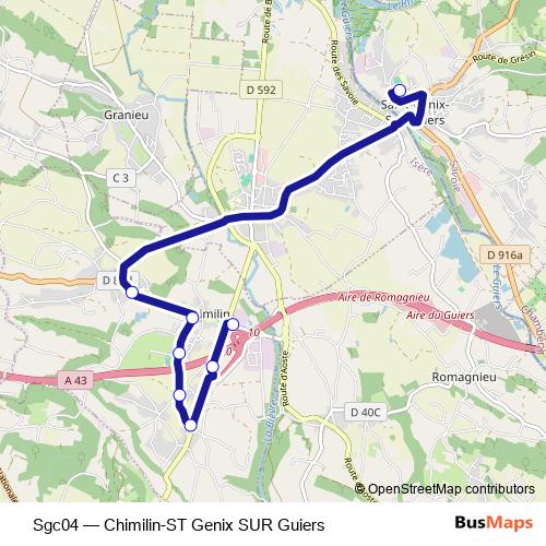 Sgc04 bus Line Map