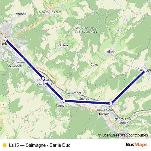 Ls15 bus Line Map
