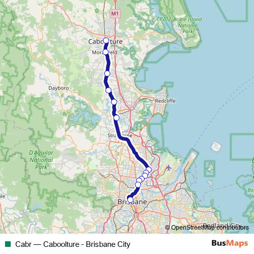 Cabr rail Line Map