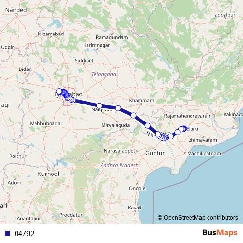 04792 bus Line Map