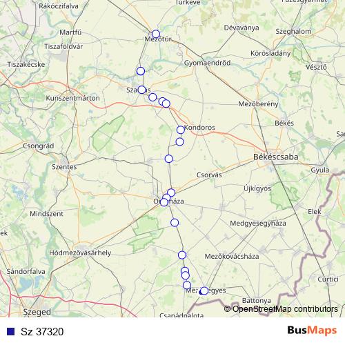 Sz 37320 rail Line Map