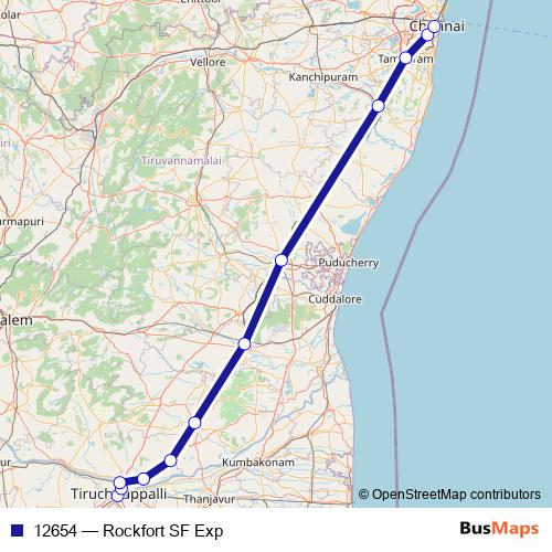 12654 rail Line Map