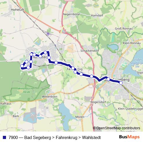 7900 bus Line Map