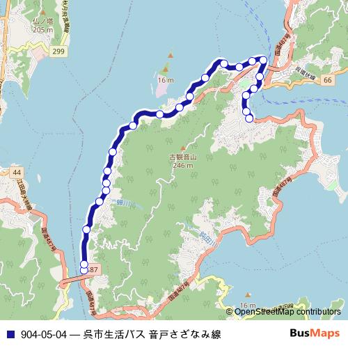 904-05-04 bus Line Map