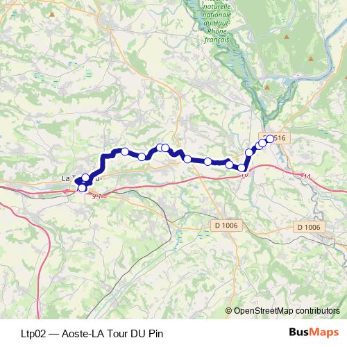 Ltp02 bus Line Map