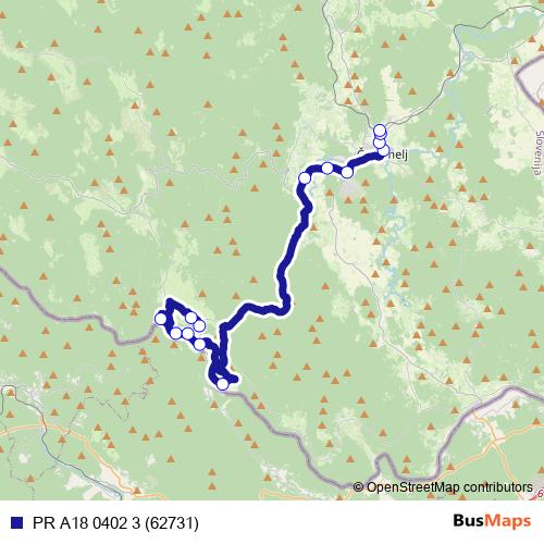 PR A18 0402 3 (62731) bus Line Map