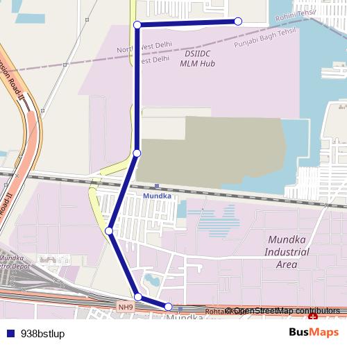 938bstlup bus Line Map