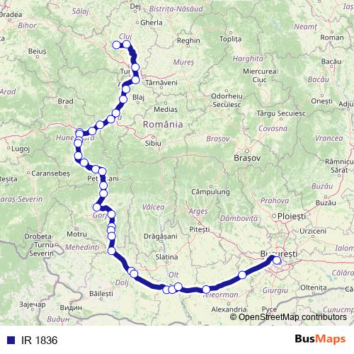 IR 1836 rail Line Map