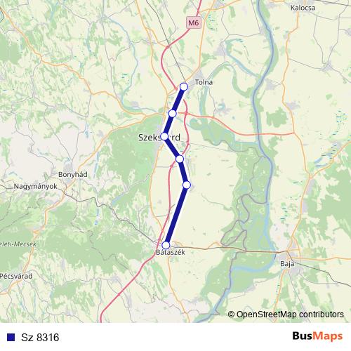 Sz 8316 rail Line Map