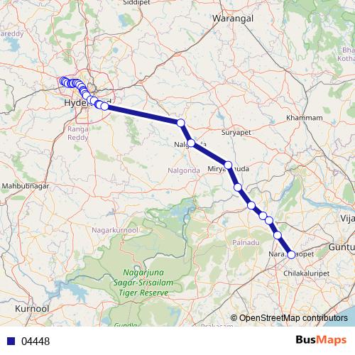 04448 bus Line Map