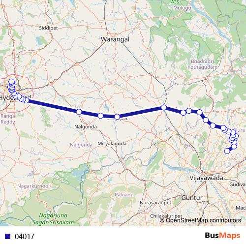 04017 bus Line Map